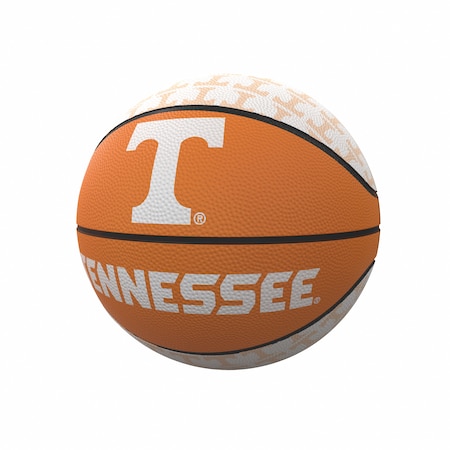 Logo Brands Tennessee Repeating Logo Mini-Size Rubber Basketball 217-91MR-1